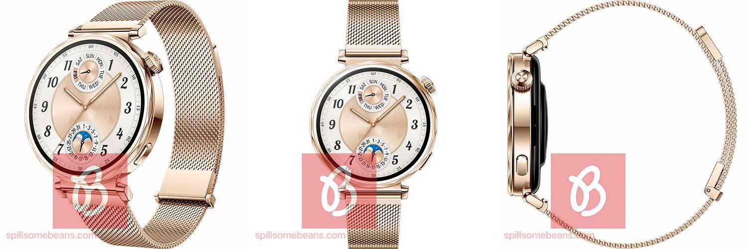 老虎機：华为 Watch GT 5 智能手表渲染图曝光：41mm / 46mm 双尺寸，升级健康和健身追踪