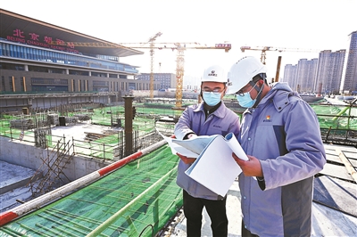 北京朝阳站交通枢纽建设快马加鞭